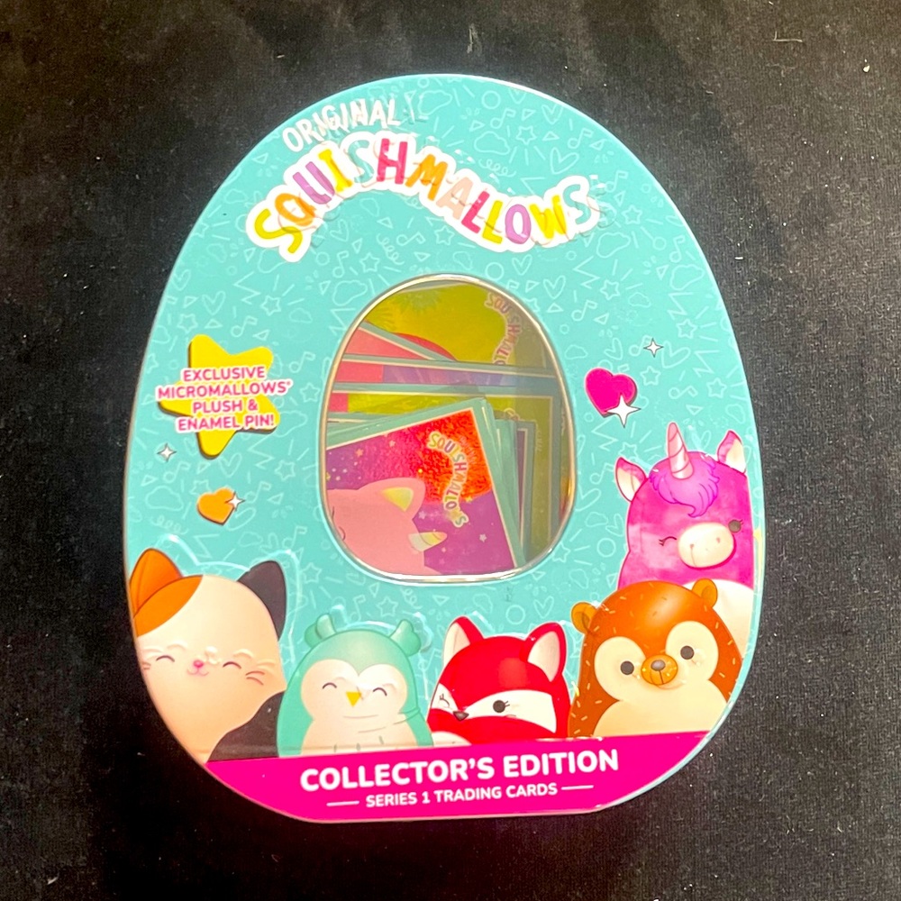 Squishmallows Cards and Tin First Edition